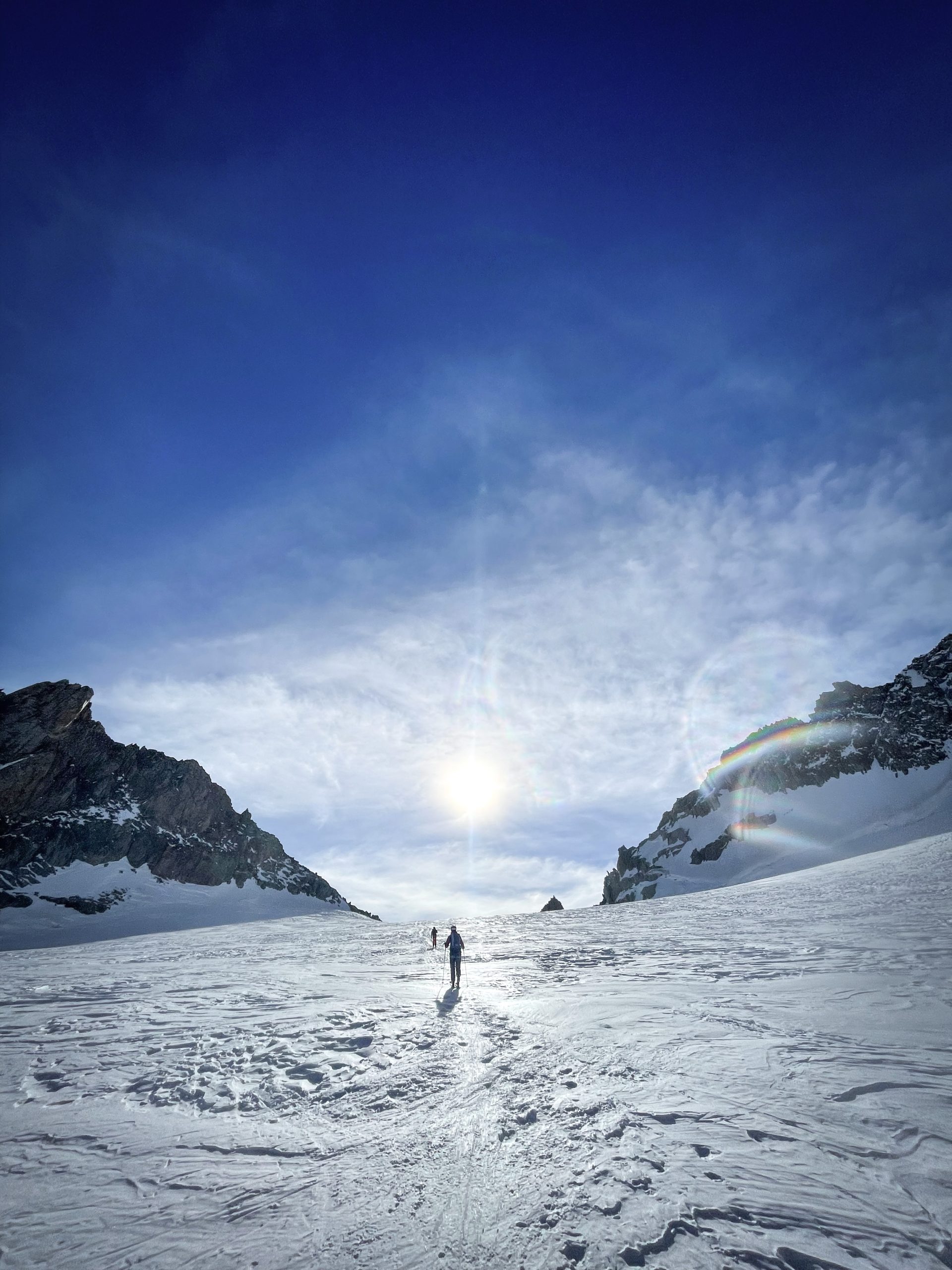 col d'Entrèves pente de la Vierge Chamonix Mont Blanc Vallée Blanche ski randonnée alpinisme