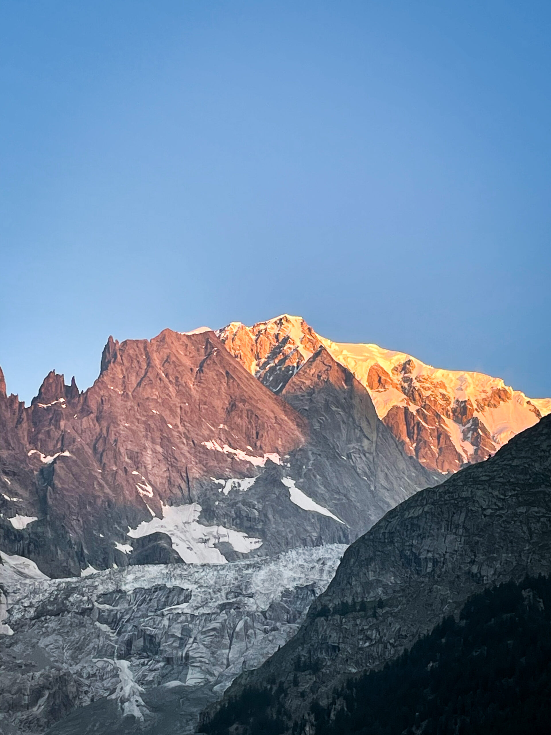 alpinisme aiguille Entrèves traversée Géant escalade Mont Blanc massif glacier Combe Maudite refuge Torino Courmayeur Italie