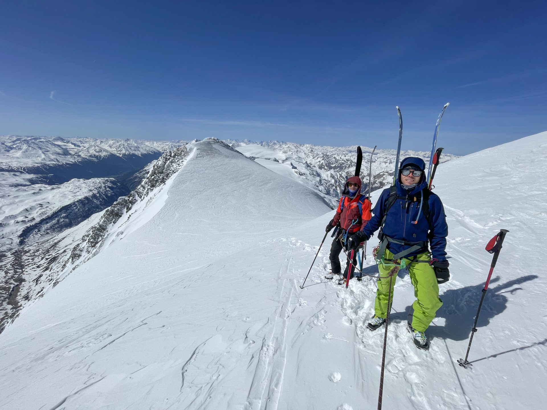 ski randonnée alpinisme Vanoise Grande Casse Grands Couloirs refuge col de la Vanoise Pralognan Alpes