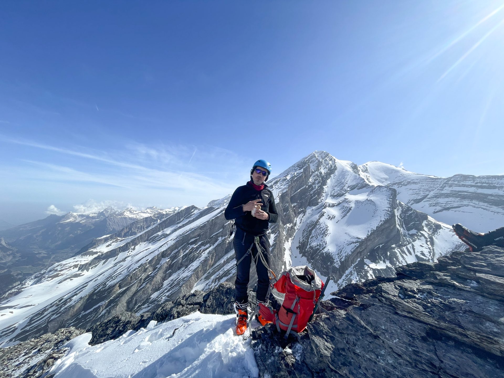 Raid à ski Wildstrubel ski de randonnée Oberland Alpes Suisse Laukerbad Adelboden