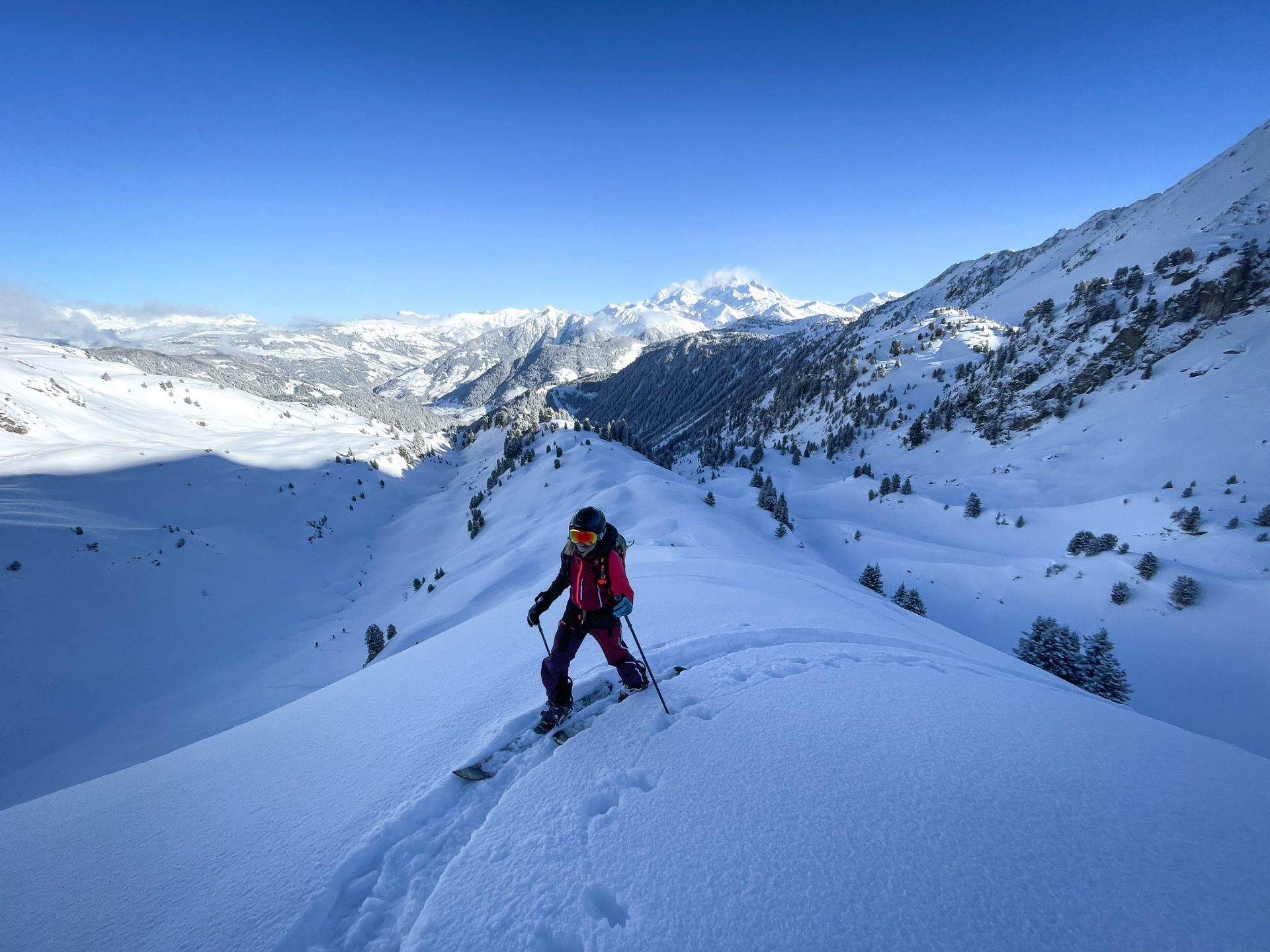 Beaufortain ski randonnée splitboard Arêches pointe du Dard poudreuse