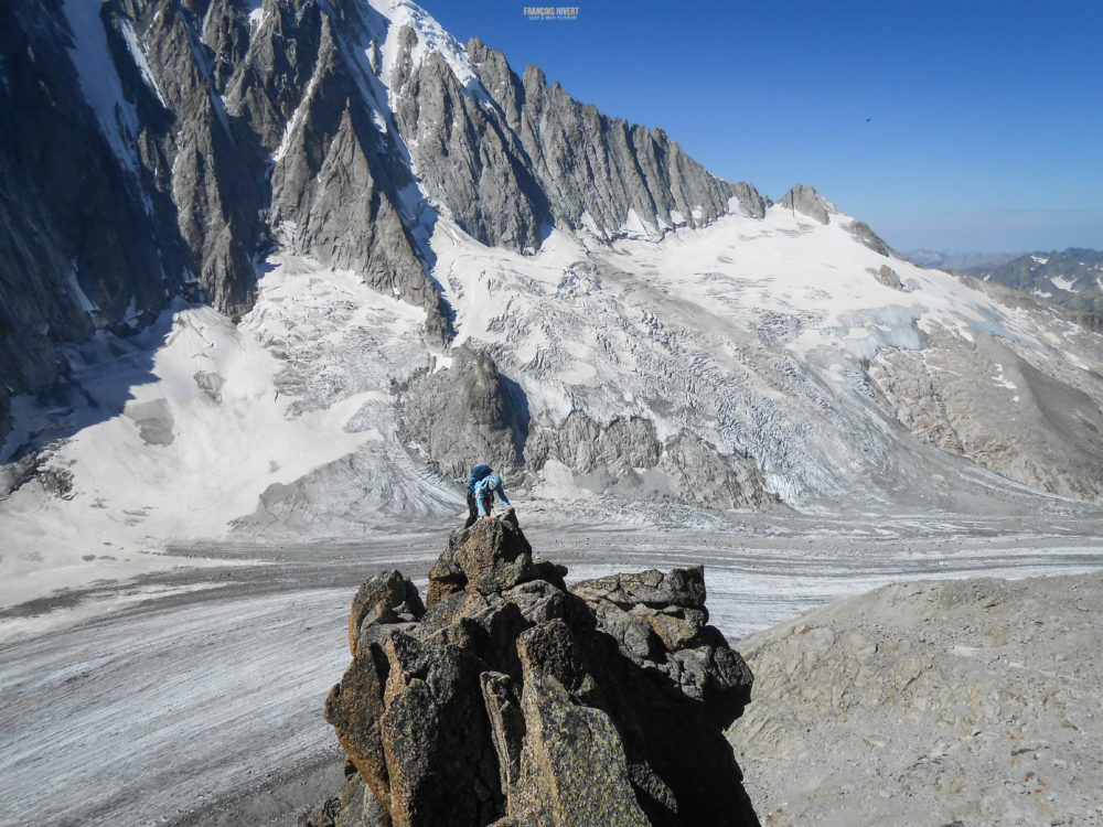 Arête du Rabouin massif du Mont Blanc Chamonix escalade alpinisme Argentière refuge