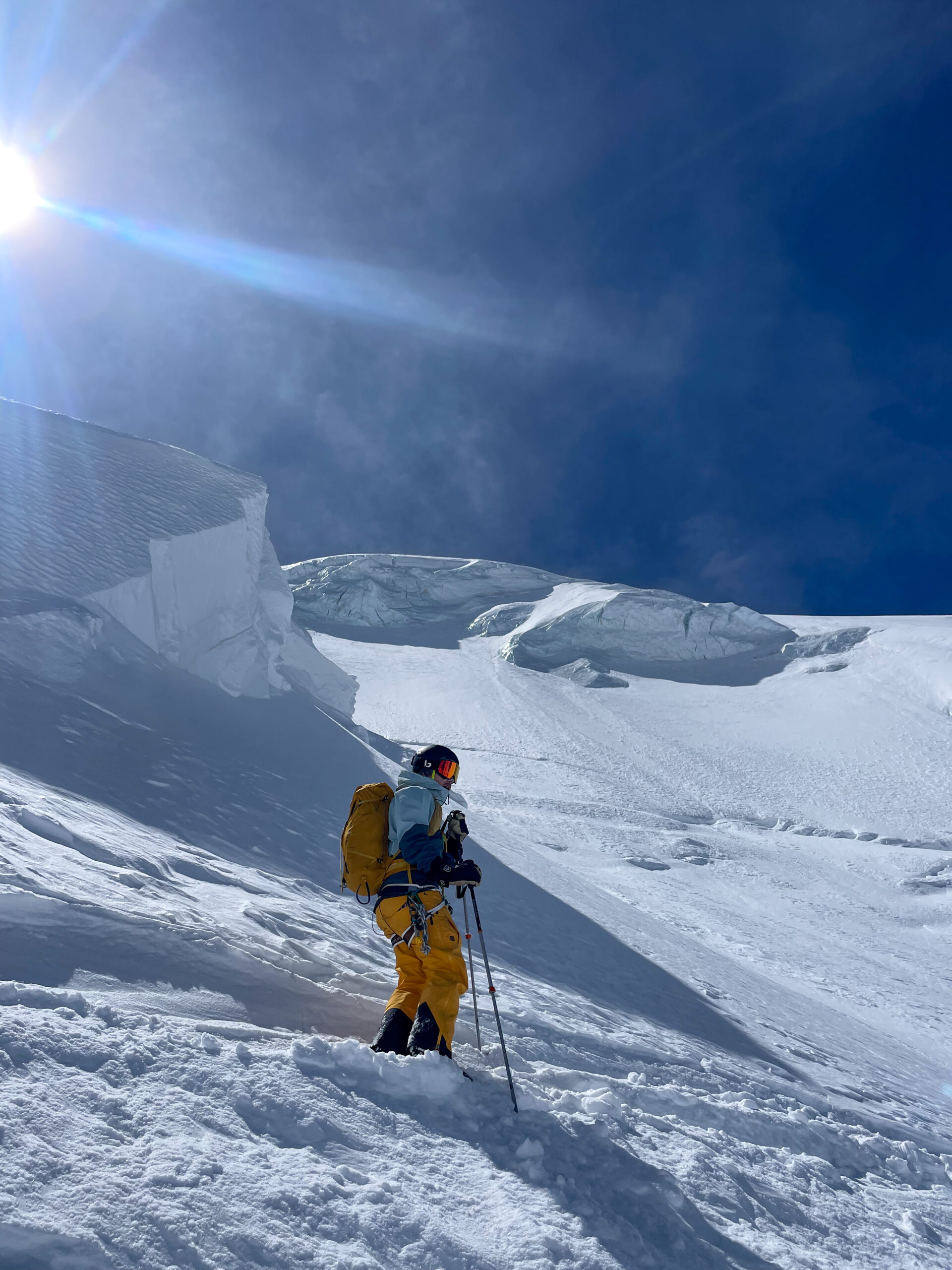 alpinisme ski randonnée Mont Blanc Chamonix Dôme Gouter arête nord Bosses refuge Grands Mulets glacier Bosson face nord Vallot