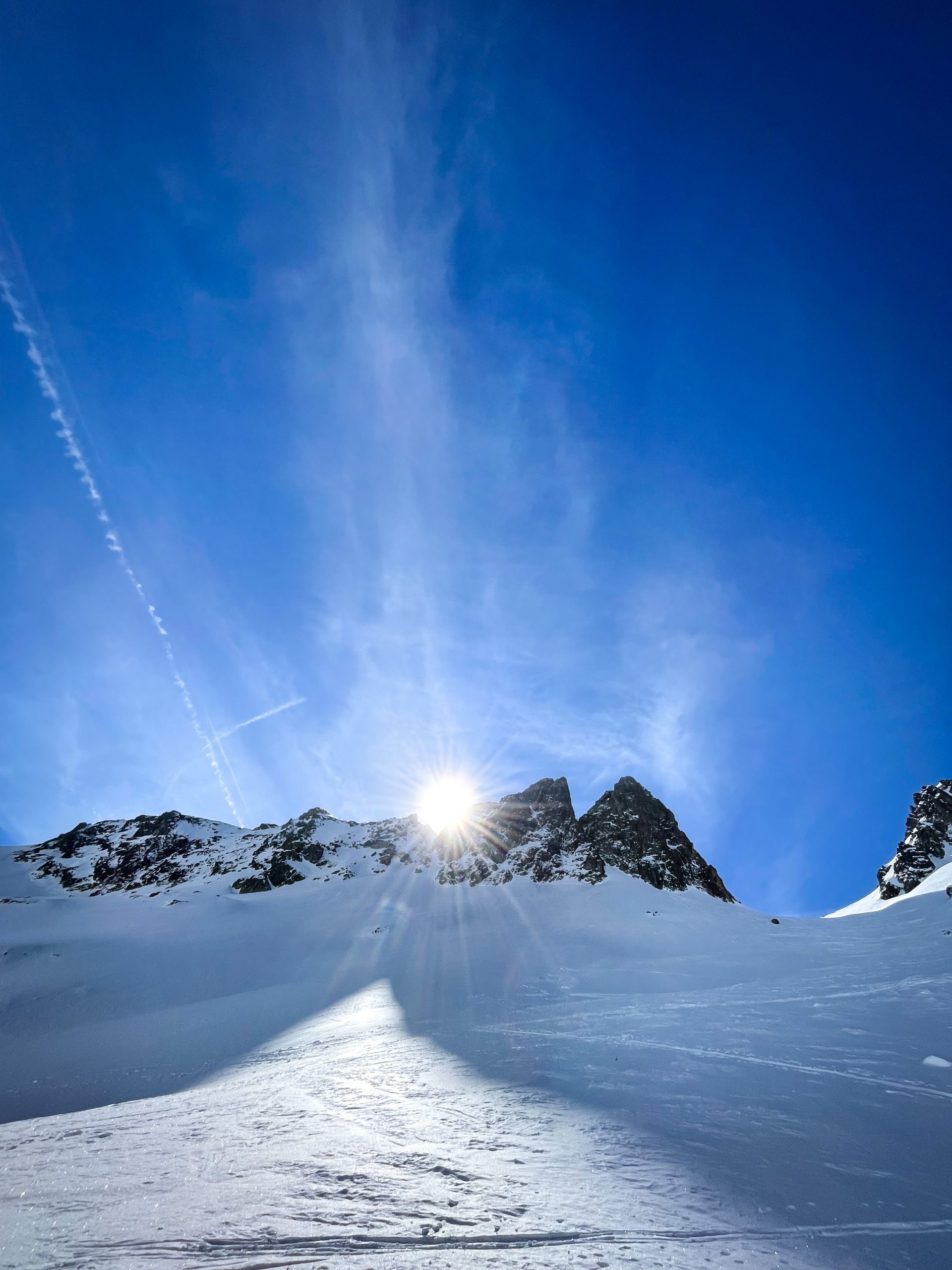 Beaufortain ski randonnée freeski freeride alpinisme couloir pointe des Besaces