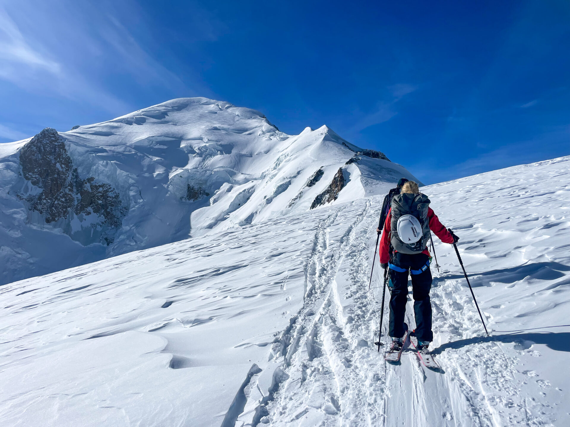 alpinisme ski randonnée Mont Blanc Chamonix Dôme Gouter arête nord Bosses refuge Grands Mulets glacier Bosson face nord Vallot