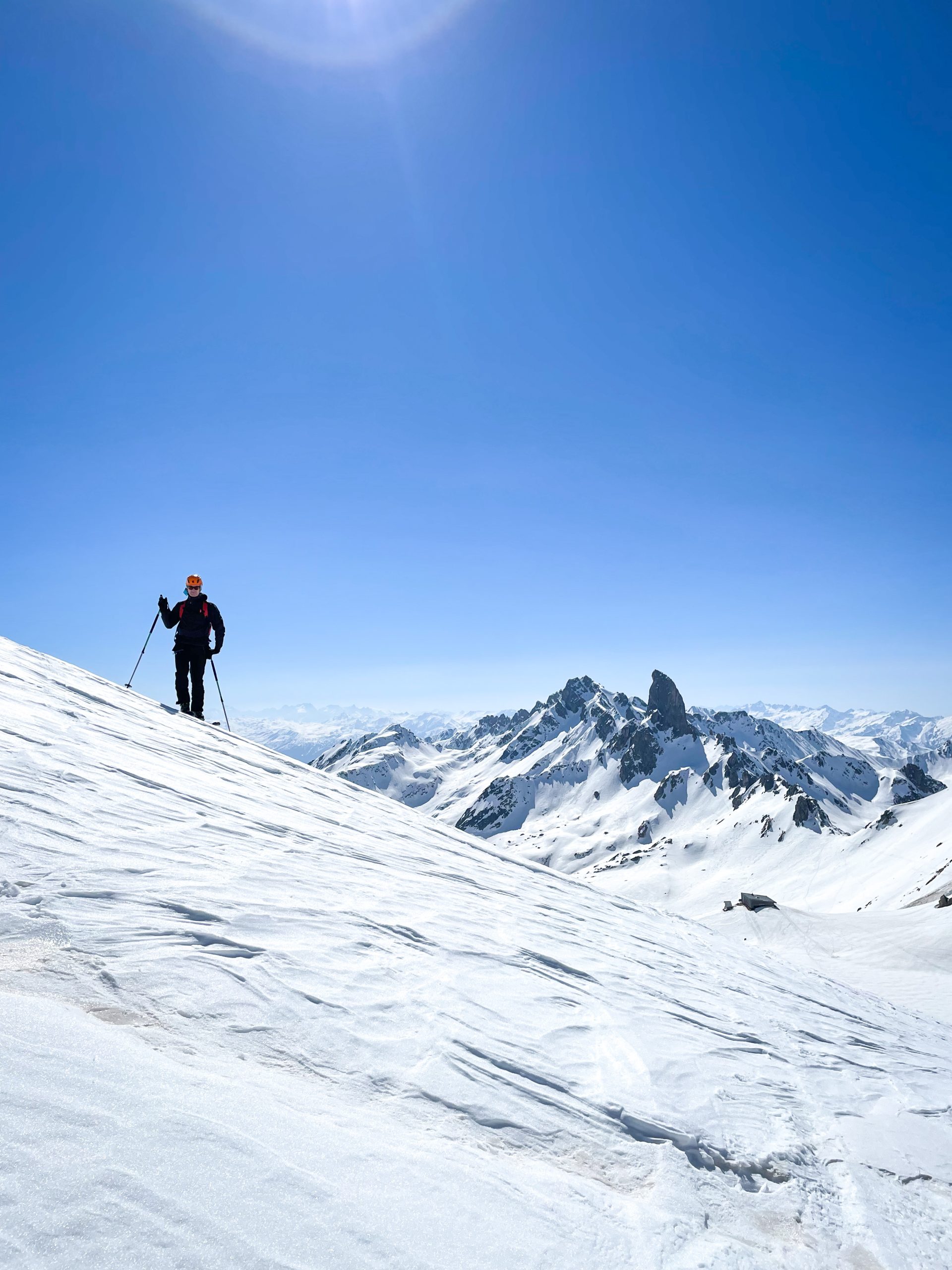 Beaufortain ski de randonnée alpinisme couloir refuge Presset aiguille de la Nova