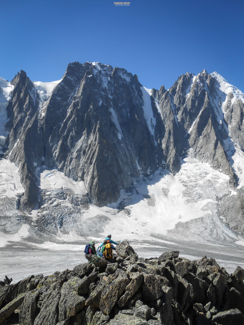 Arête du Rabouin massif du Mont Blanc Chamonix escalade alpinisme Argentière refuge