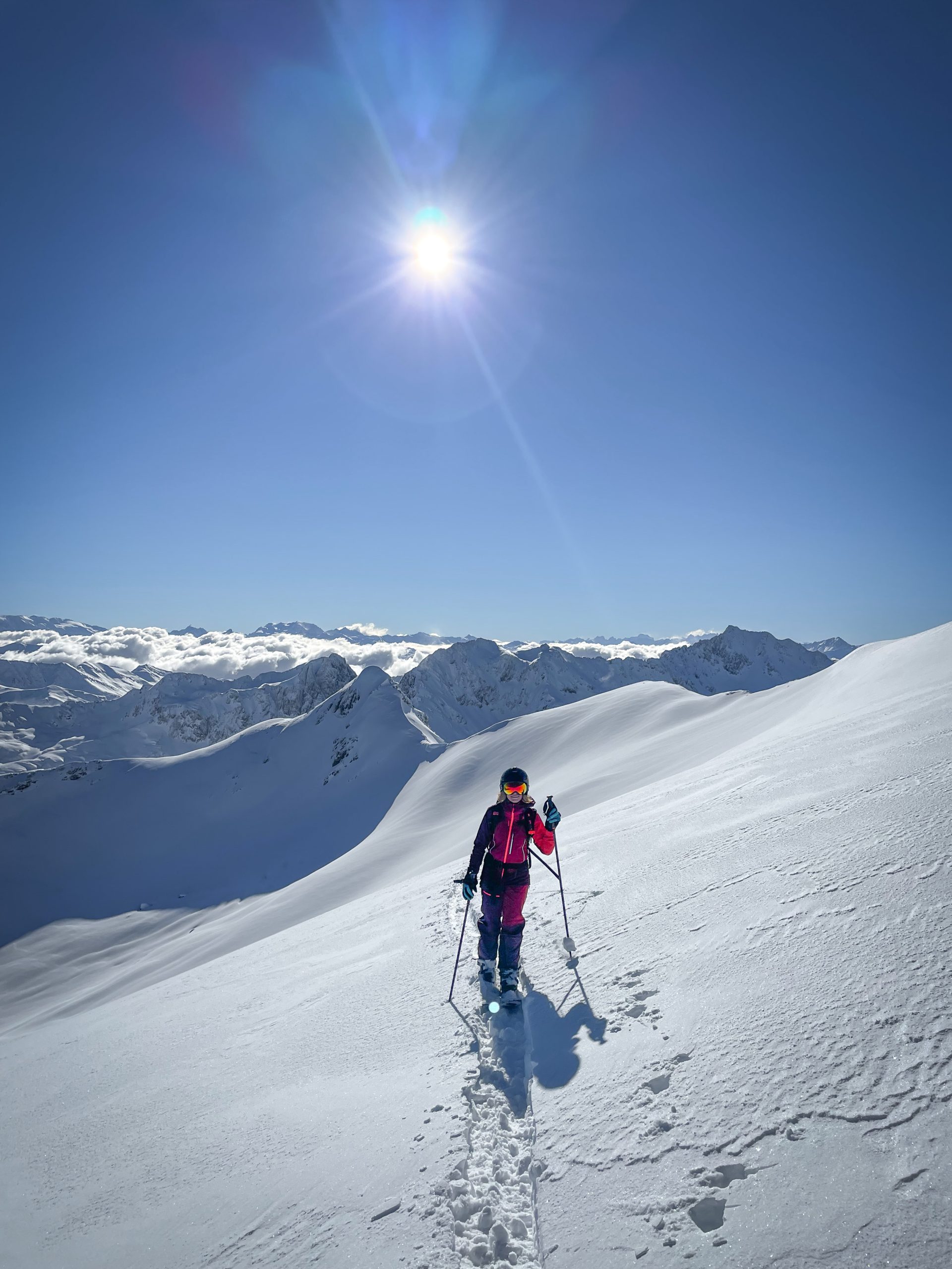 Beaufortain ski randonnée splitboard Arêches pointe du Dard poudreuse