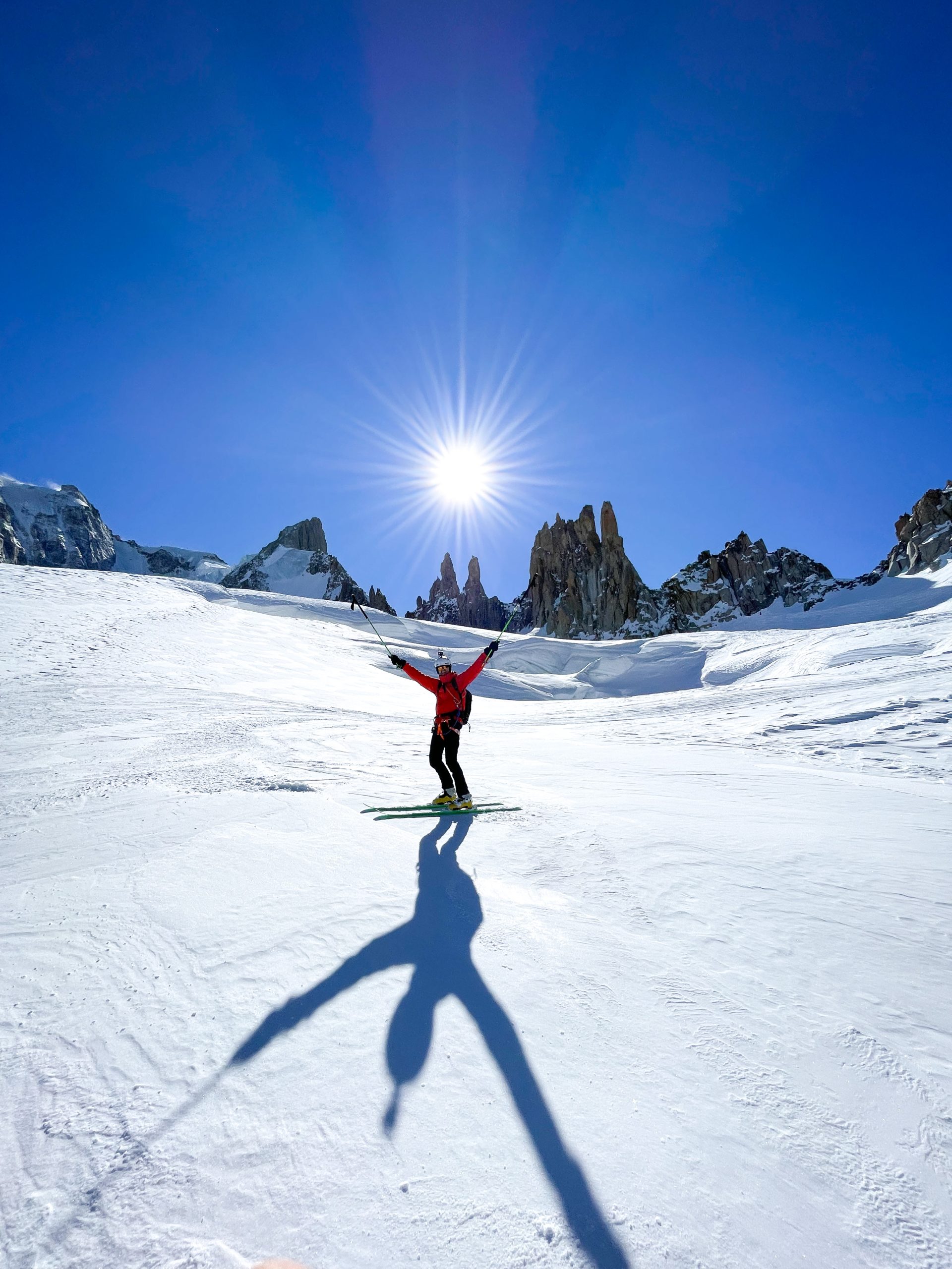 Brèche Puiseux Périade bivouac Mont Mallet Grandes Jorasses Chamonix Mont Blanc Vallée Blanche ski randonnée alpinisme