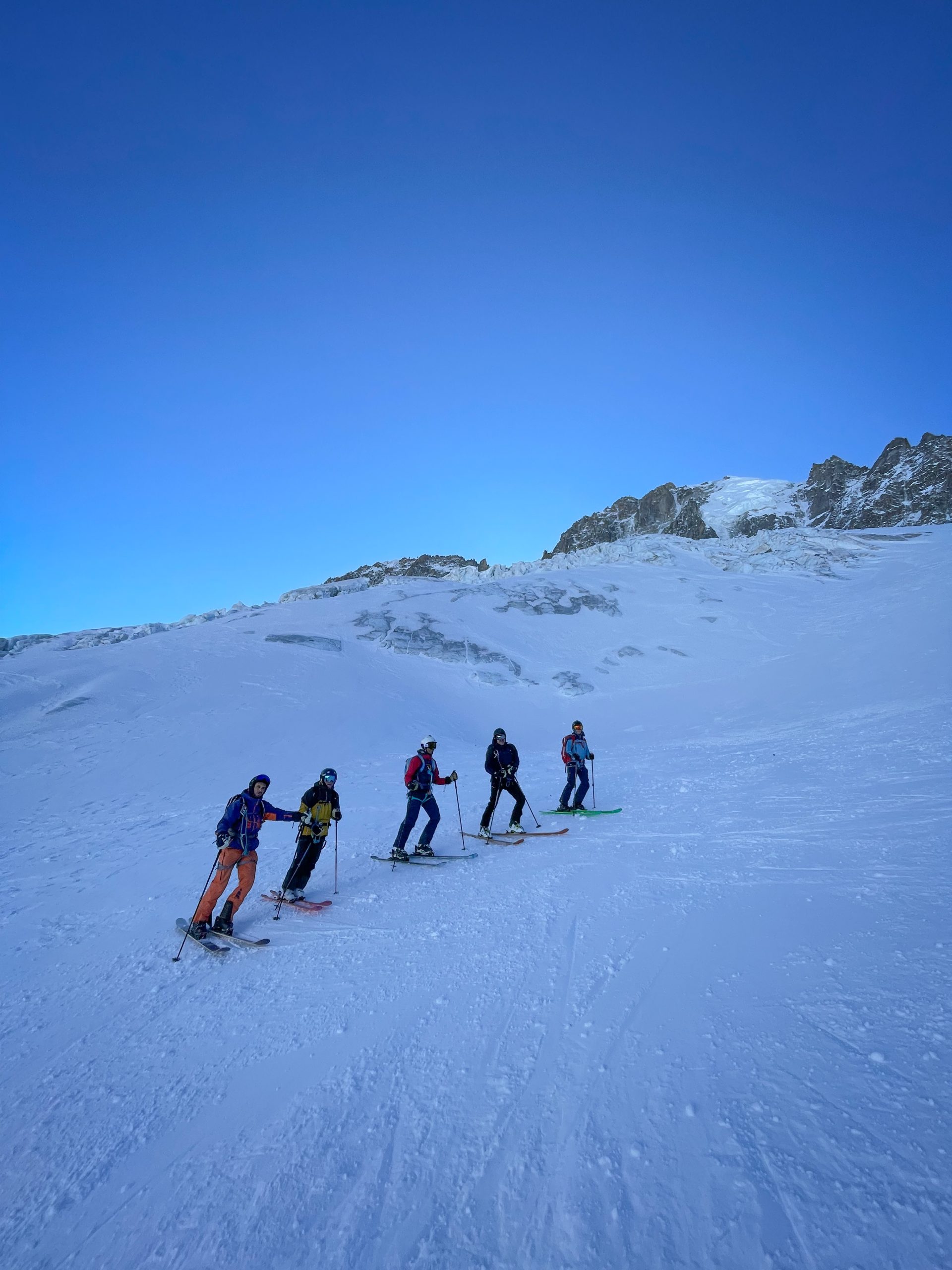 Grand Montet glacier Argentière Chamonix Mont Blanc ski randonnée alpinisme