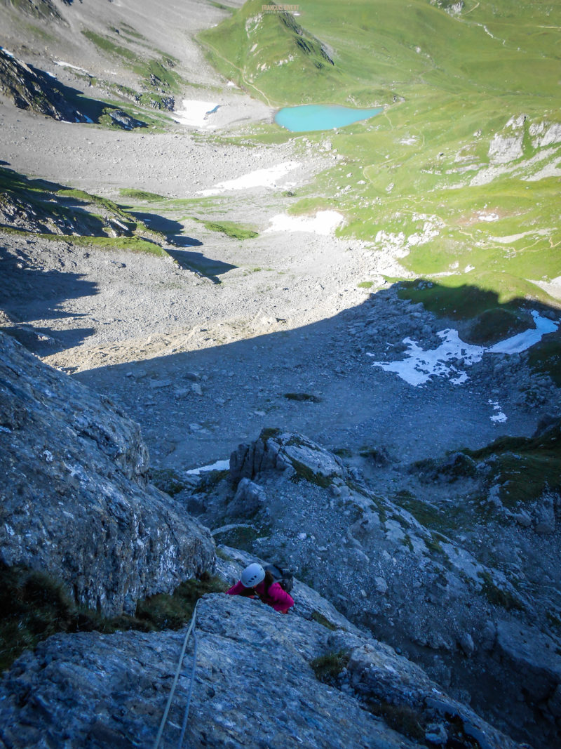 Pierra Menta Escalade Grimpe Voie historique Loustalot Zwinlgenstein Beaufortain