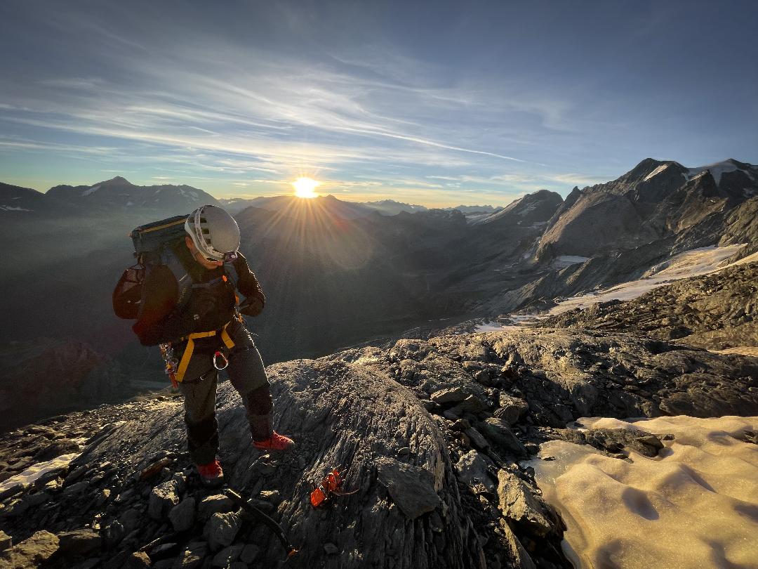 Vanoise alpinisme escalade Grand Bec refuge Plan des Gouilles glacier Troquairou Becca Motta Becquetta