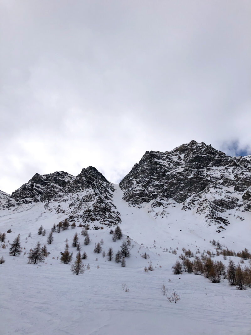 Queyras Pic Château Renard ski de randonnée ski de rando Saint Véran Fontgillarde