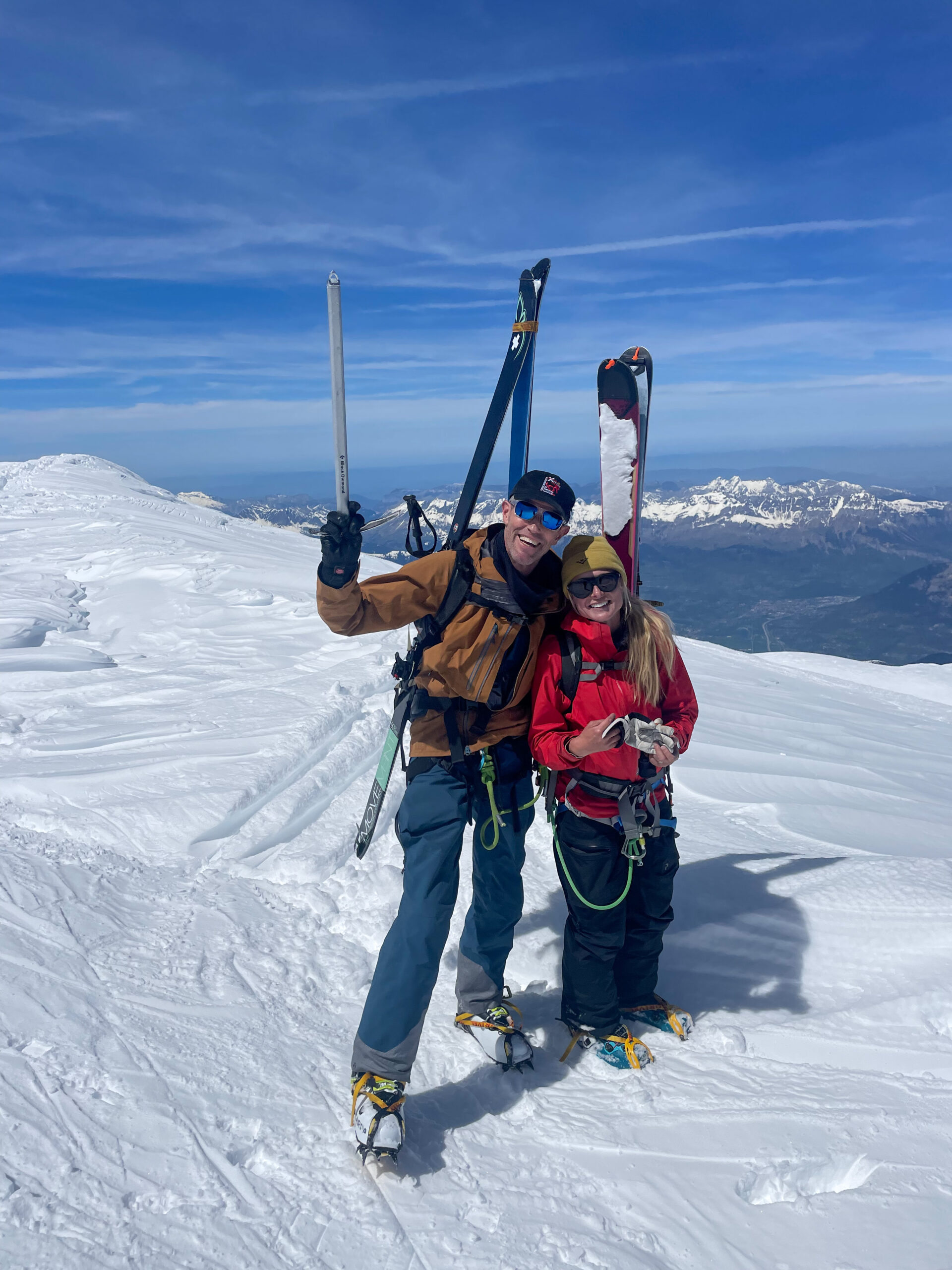 alpinisme ski randonnée Mont Blanc Chamonix Dôme Gouter arête nord Bosses refuge Grands Mulets glacier Bosson face nord Vallot