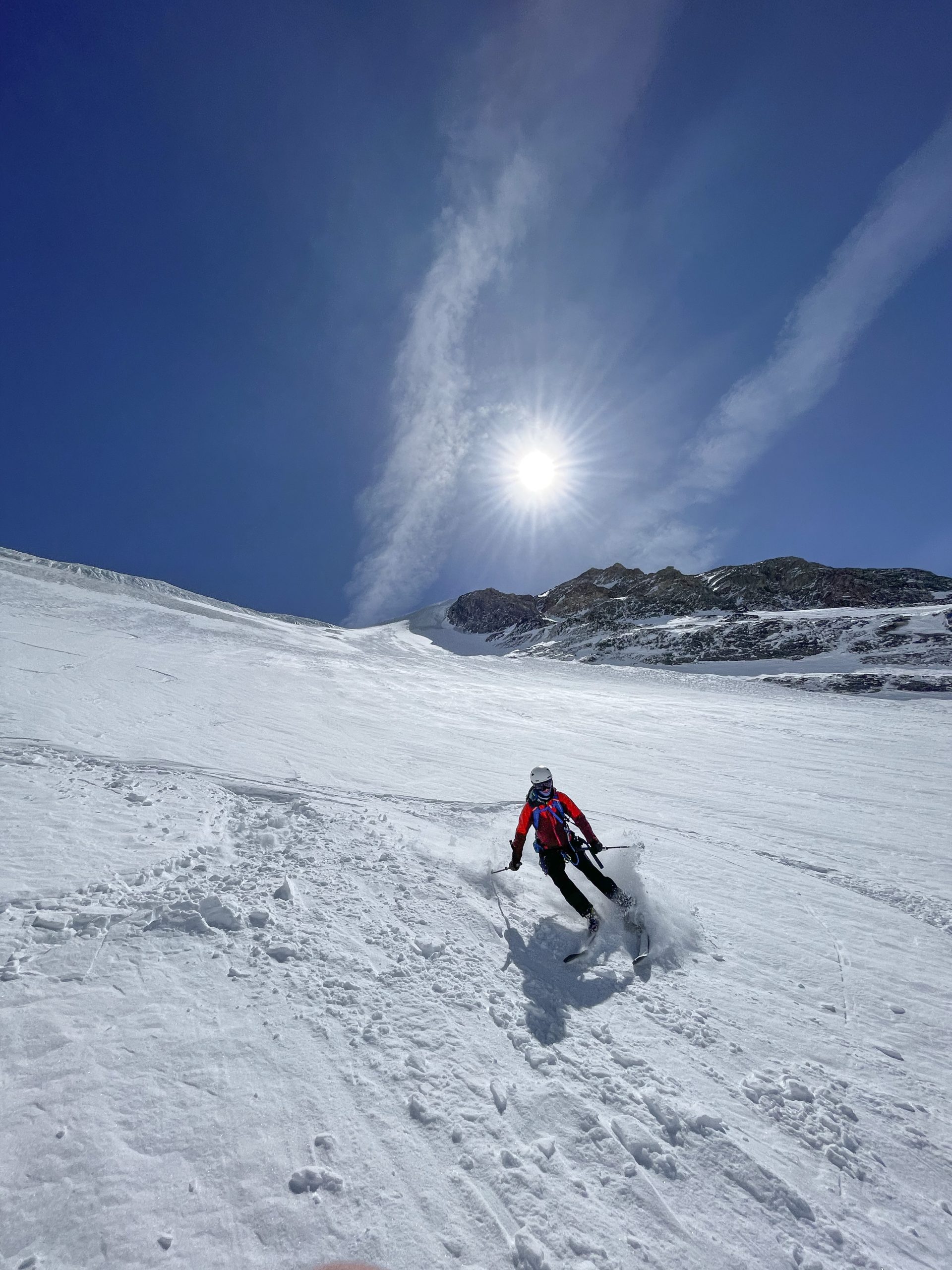 ski randonnée alpinisme Vanoise Grande Casse Grands Couloirs refuge col de la Vanoise Pralognan Alpes