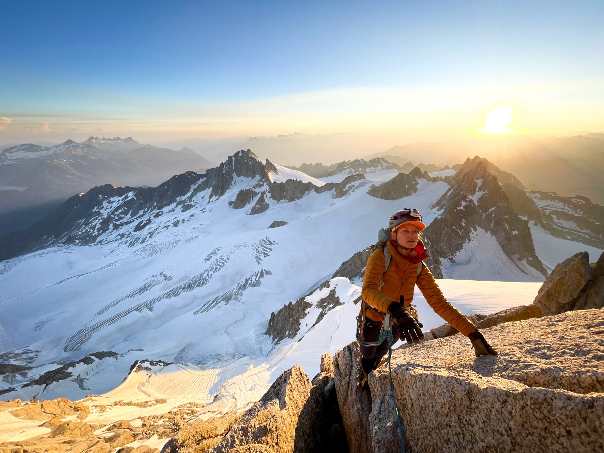 alpinisme Chardonnet arête Forbes glacier Tour Mont Blanc escalade massif refuge Albert 1er