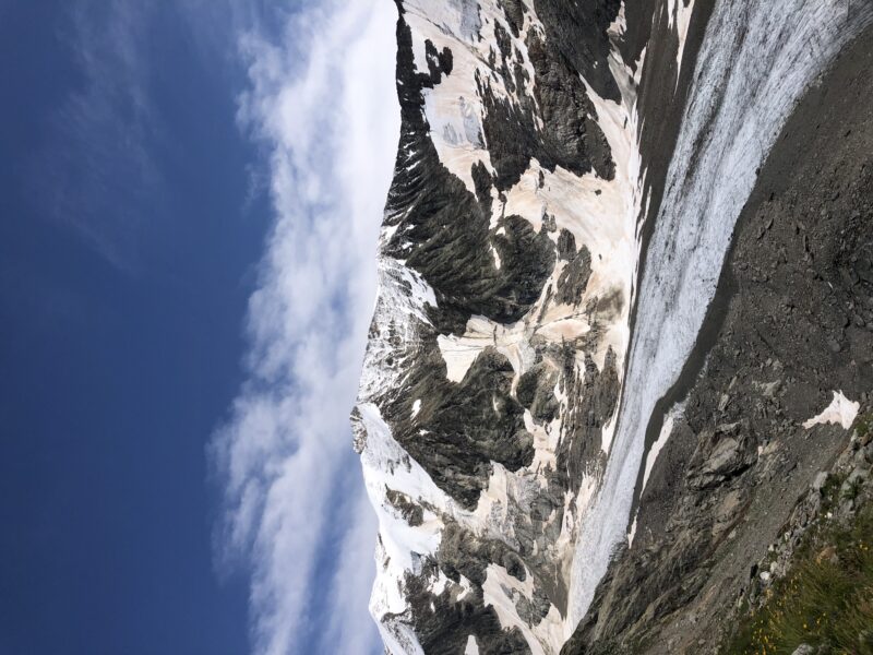 Alpinisme refuge Conscrits glacier Tré-la-Tête Mont Blanc Chamonix