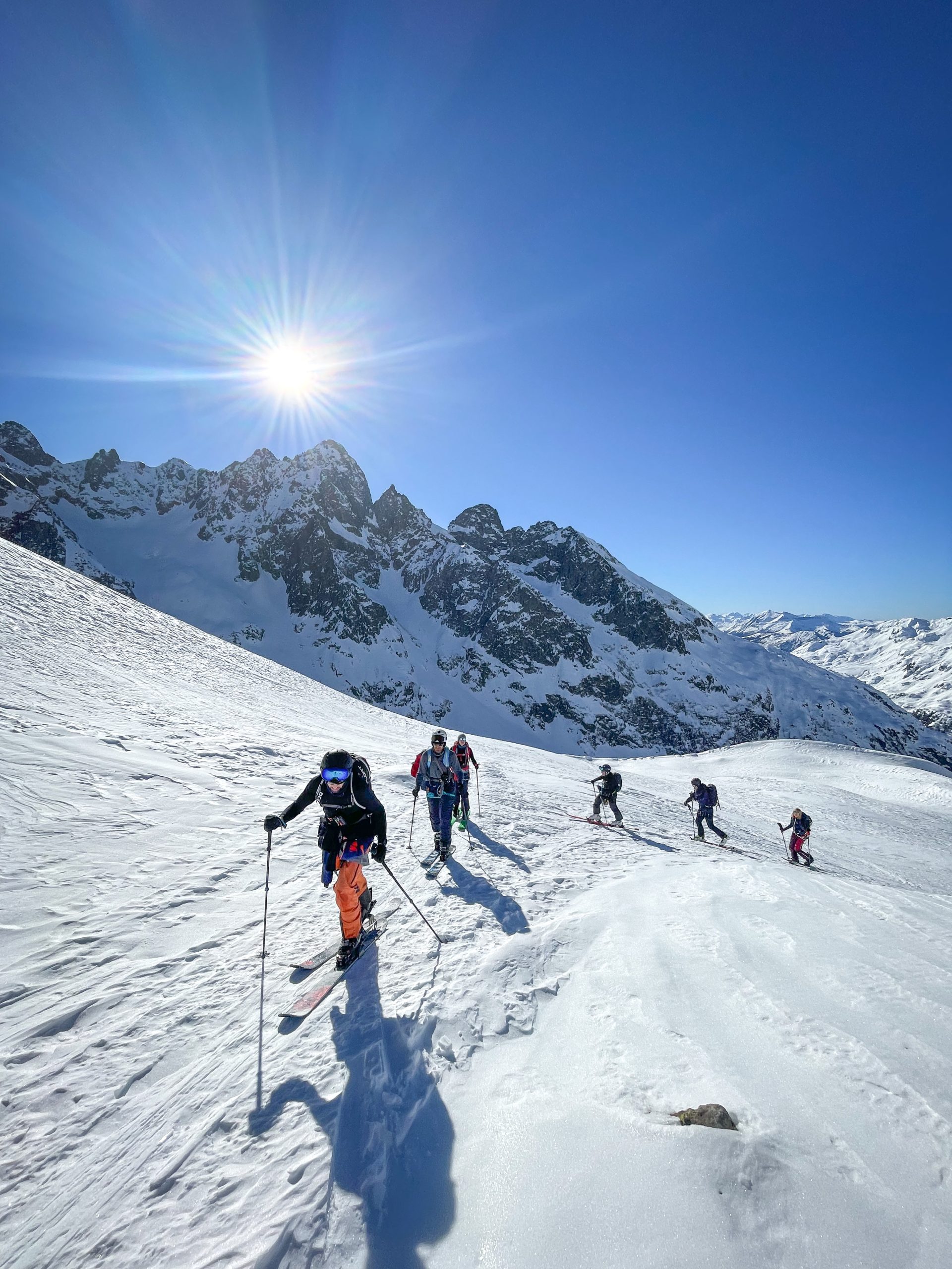 Aiguille Rouge Mont Blanc ski de randonnée Crochue Bérard alpinisme Chamonix