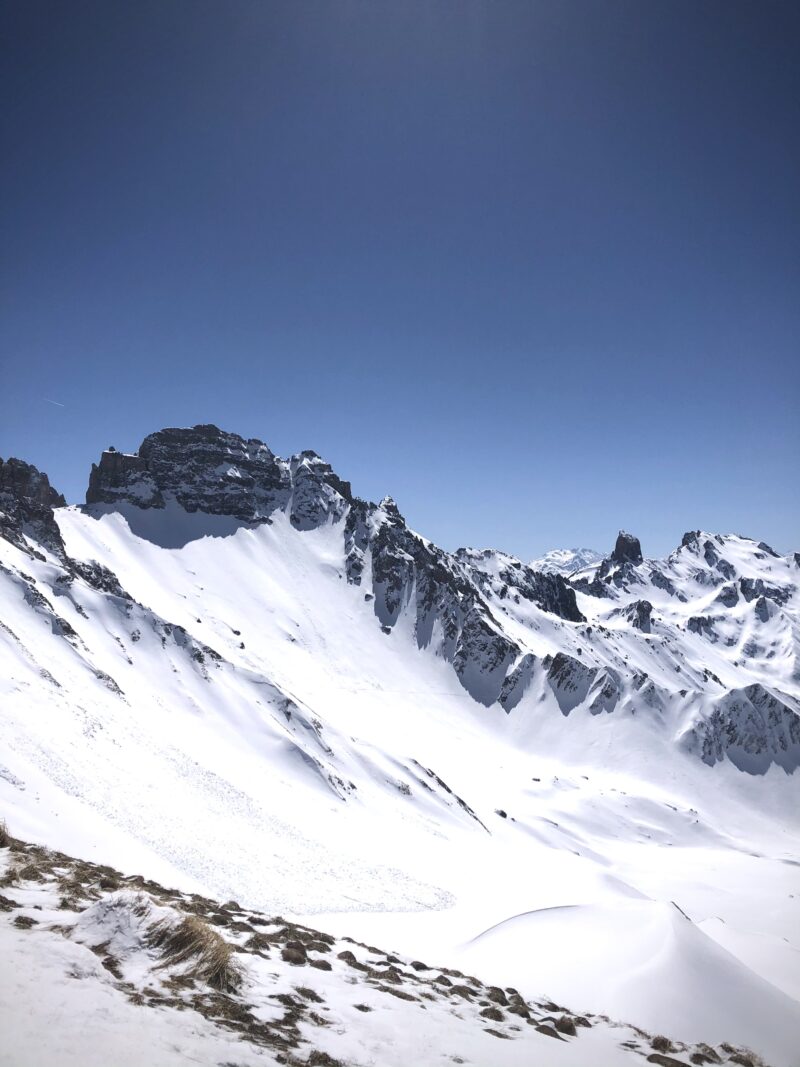 Pointe d'Arpire Beaufortain ski pente raide ski de rando ski de randonnée Arêches Beaufort Roselend ouverture steep ski skiing