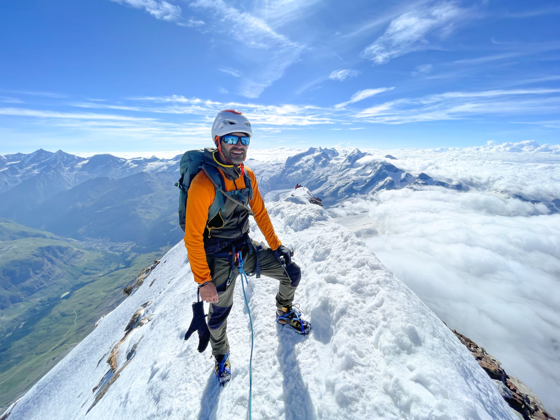 alpinisme escalade Cervin Hornli Zermatt Matterhorn Cervino Valais Suisse alpes Hornlihutte