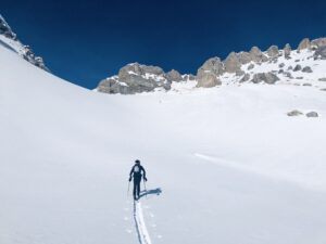 Queyras ski de randonnée Pic du Cros col du Lauzon Arvieux ski de rando