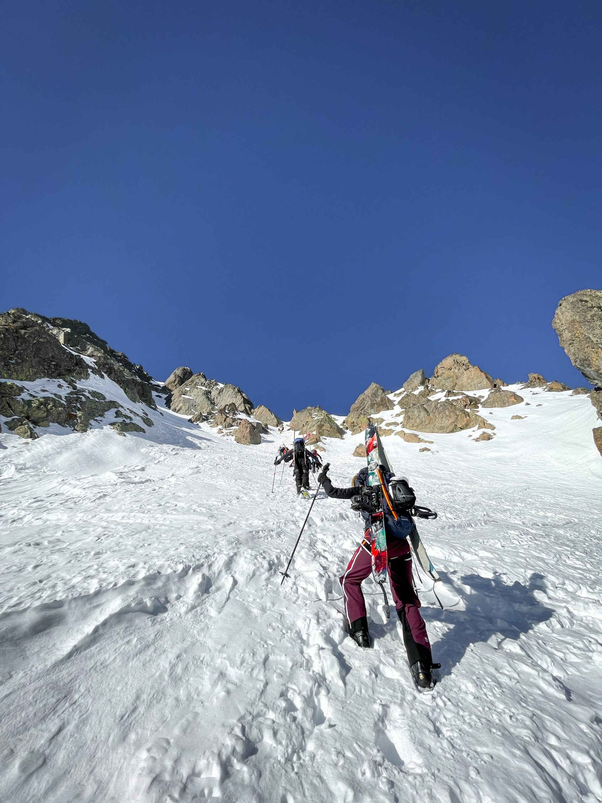 Aiguille Rouge Mont Blanc ski de randonnée Crochue Bérard alpinisme Chamonix