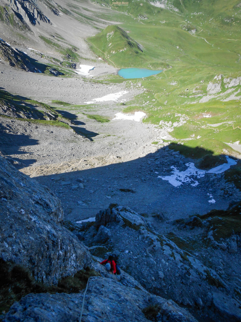 Pierra Menta Escalade Grimpe Voie historique Loustalot Zwinlgenstein Beaufortain