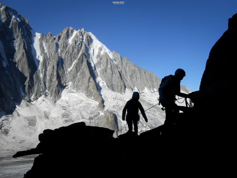 Arête du Rabouin massif du Mont Blanc Chamonix escalade alpinisme Argentière refuge