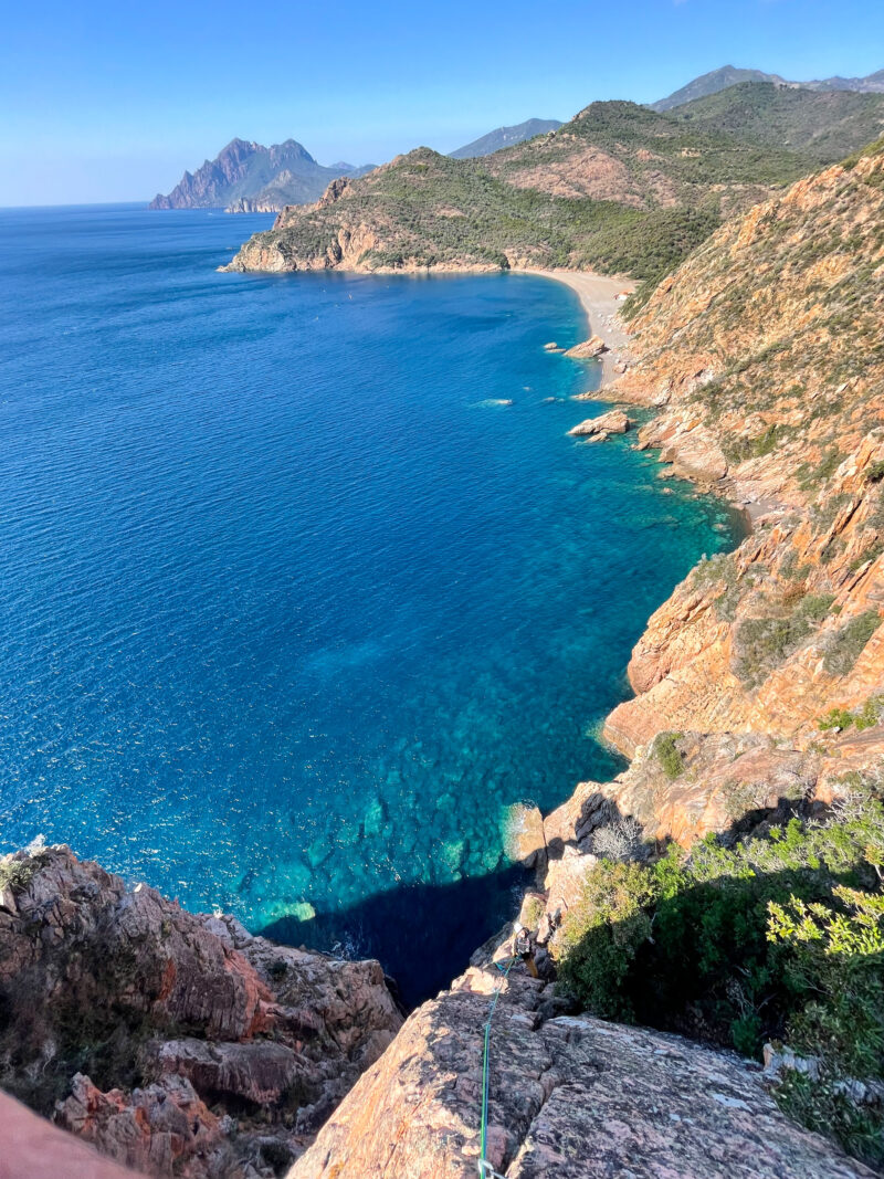 Corse Porto escalade Climbing ambata du melu montagne Cosica Piana