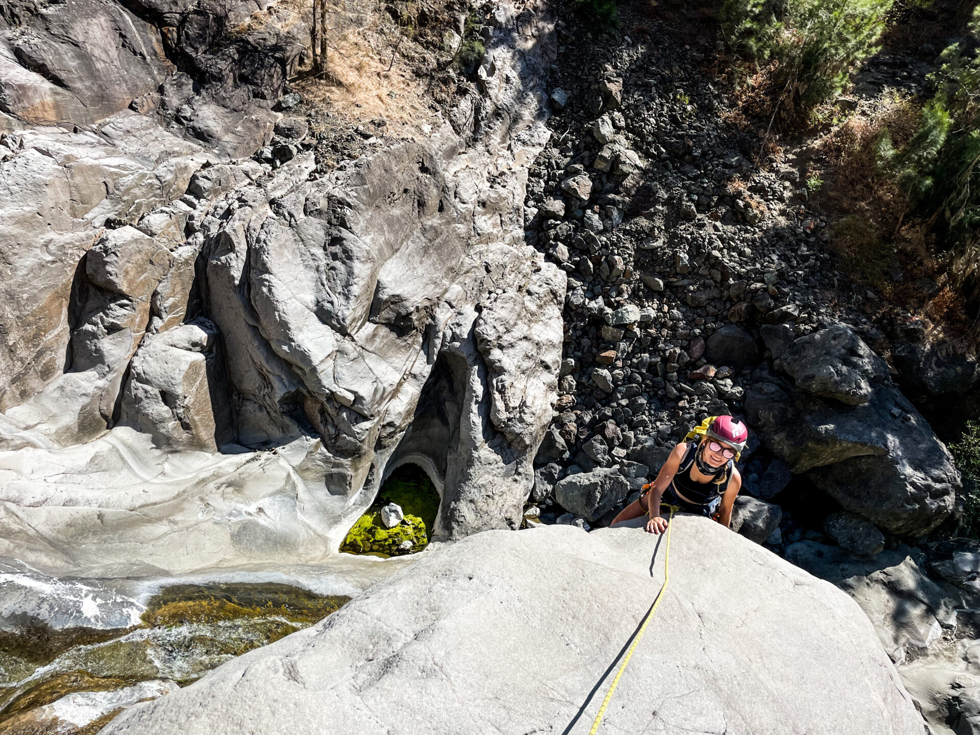 Réunion Piton de Sucre Dame de Pierre Letchis mon amour Cilaos escalade climbing cirque climb