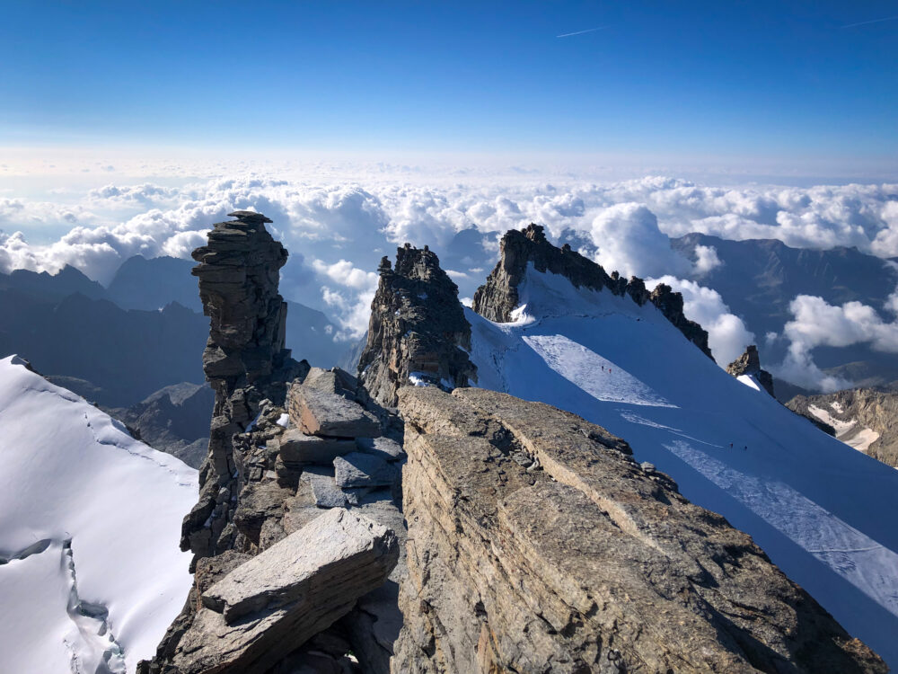 Alpinisme Italie Grand Paradis 4000 mètres Alpes refuge Vittorio Emanuele II Valsavarenche Escalade