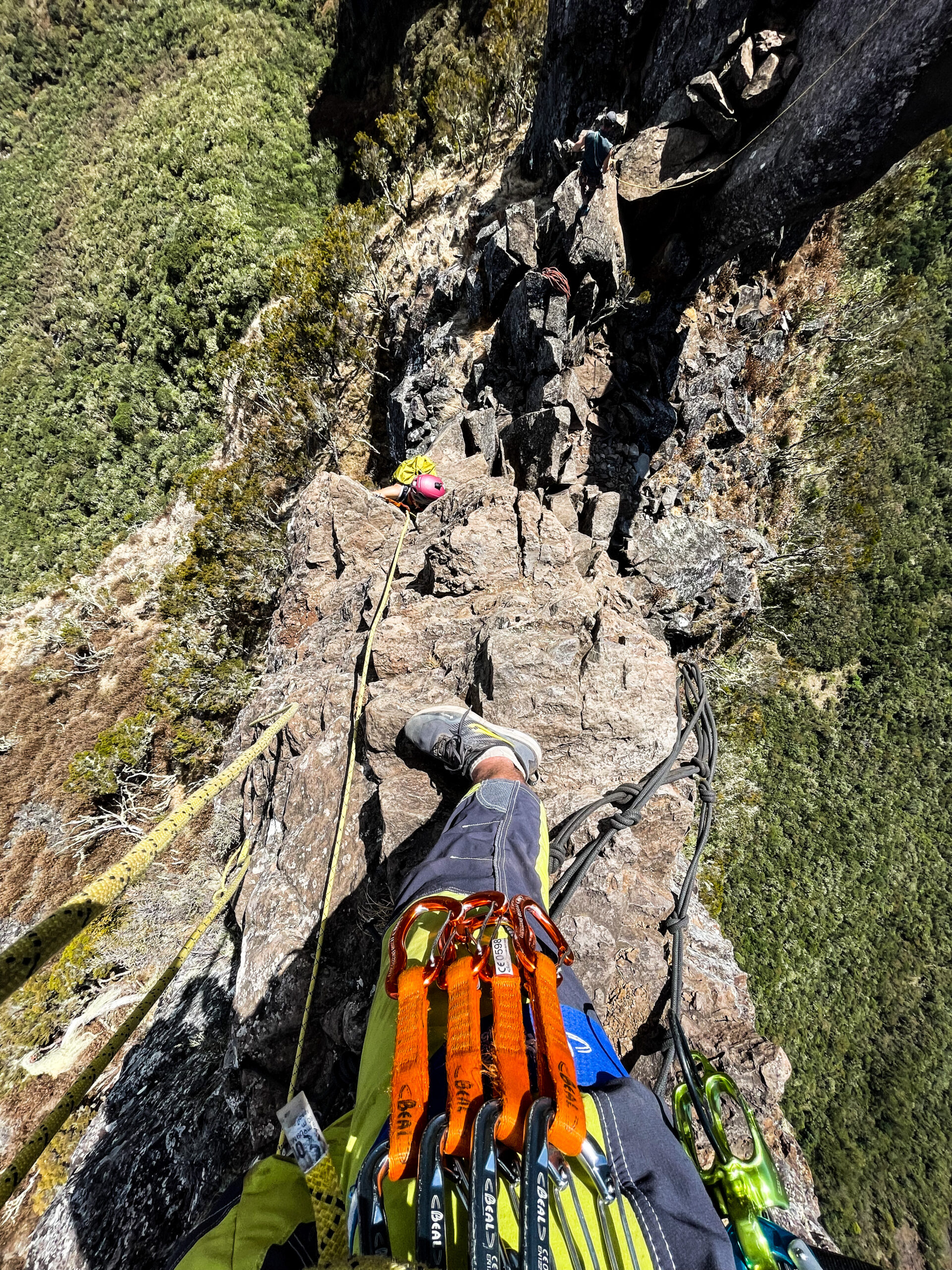 Traversée des 3 Salazes Cilaos Réunion escalade alpinisme climb climbing Mafate