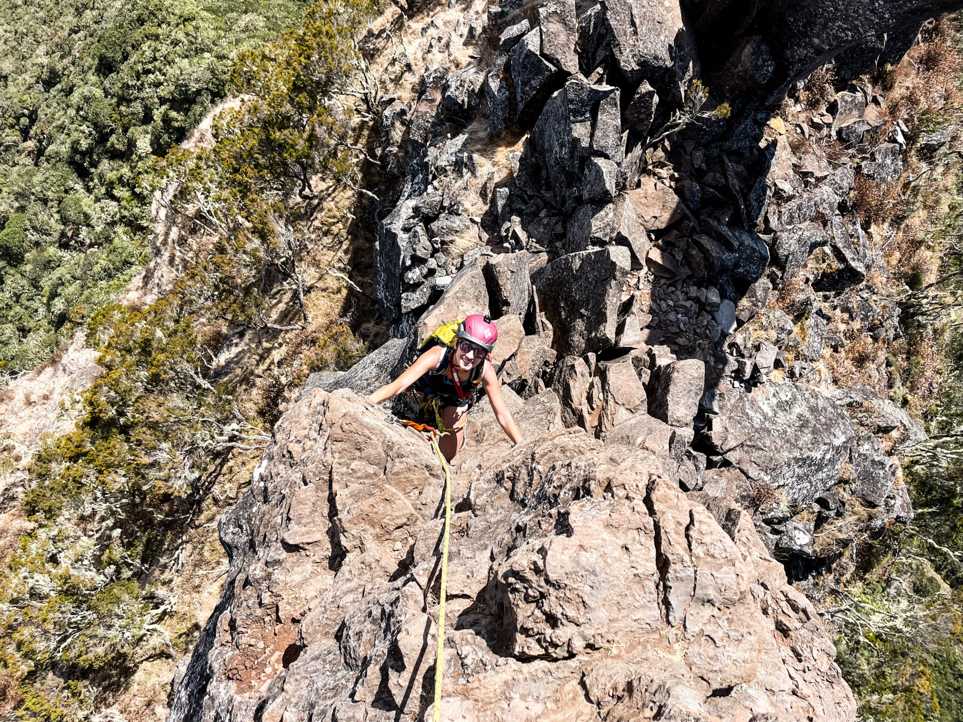 Traversée des 3 Salazes Cilaos Réunion escalade alpinisme climb climbing Mafate