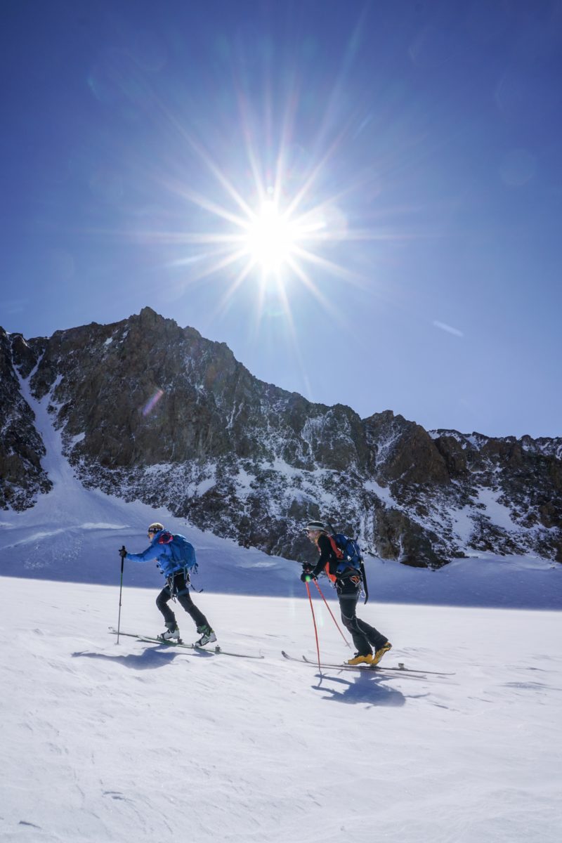 aiguille des glacier dôme des glaciers ski de randonnée ski alpinisme beaufortain tarentaise mont blanc