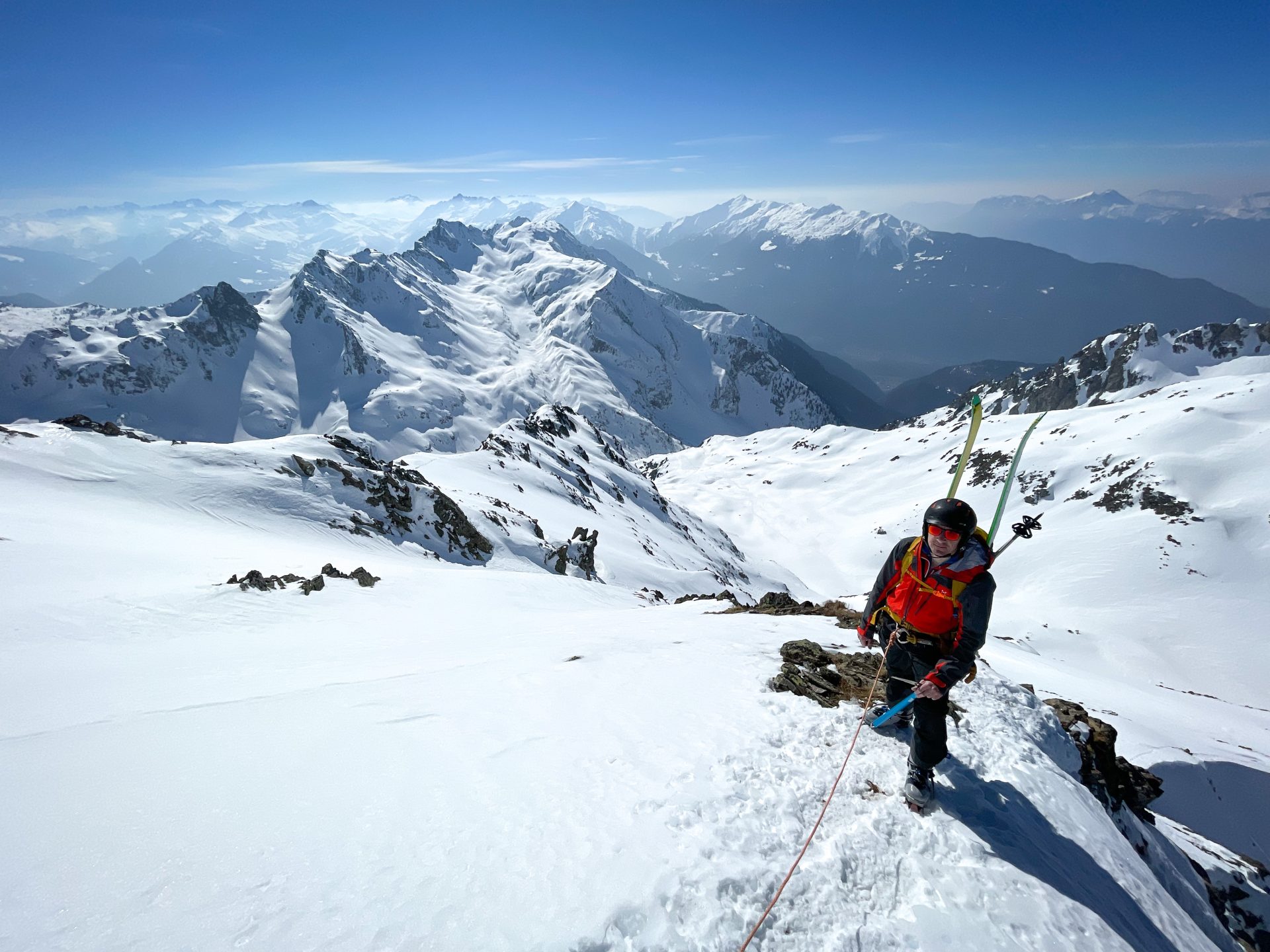 Beaufortain ski randonnée freeski freeride alpinisme couloir pointe des Besaces