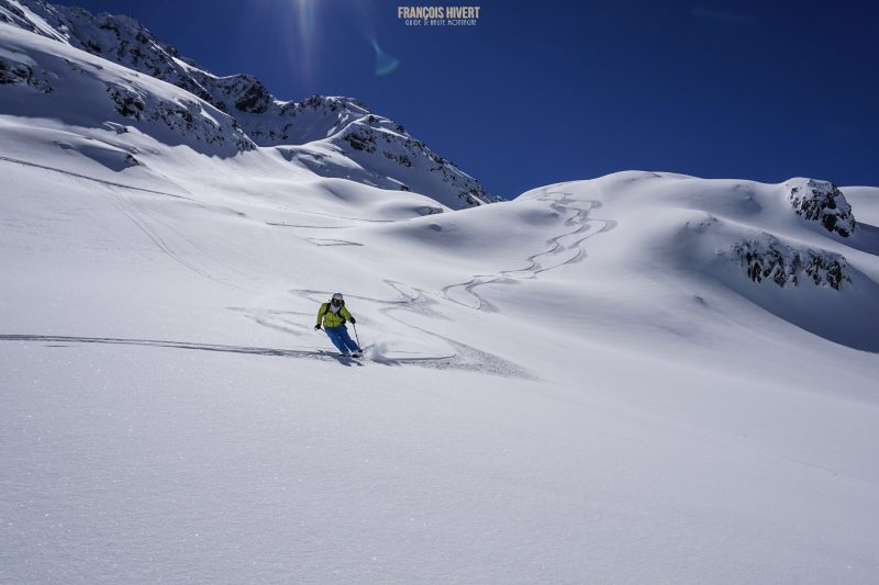 ski randonnée Beaufortain Comborsier lac Tempêtes