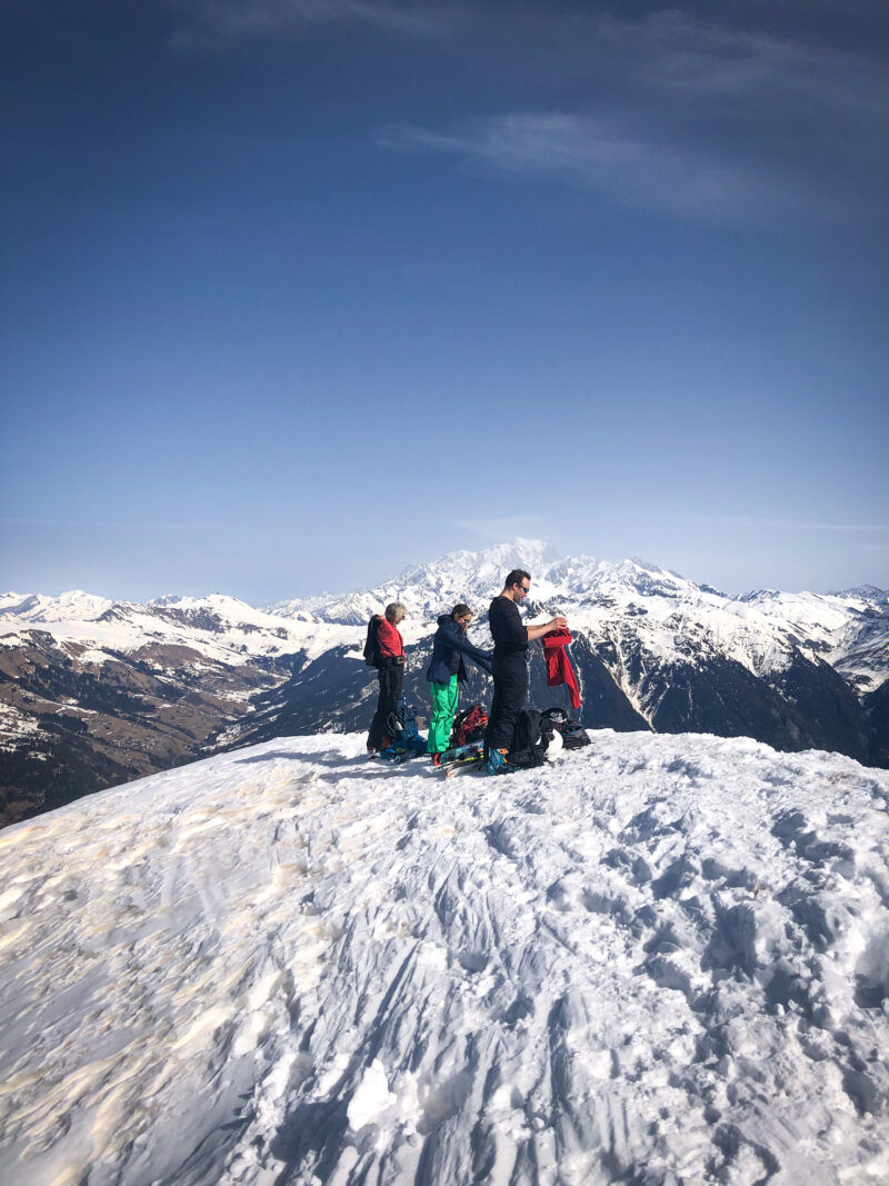 Roche Plane Beaufortain ski de rando ski de randonnée