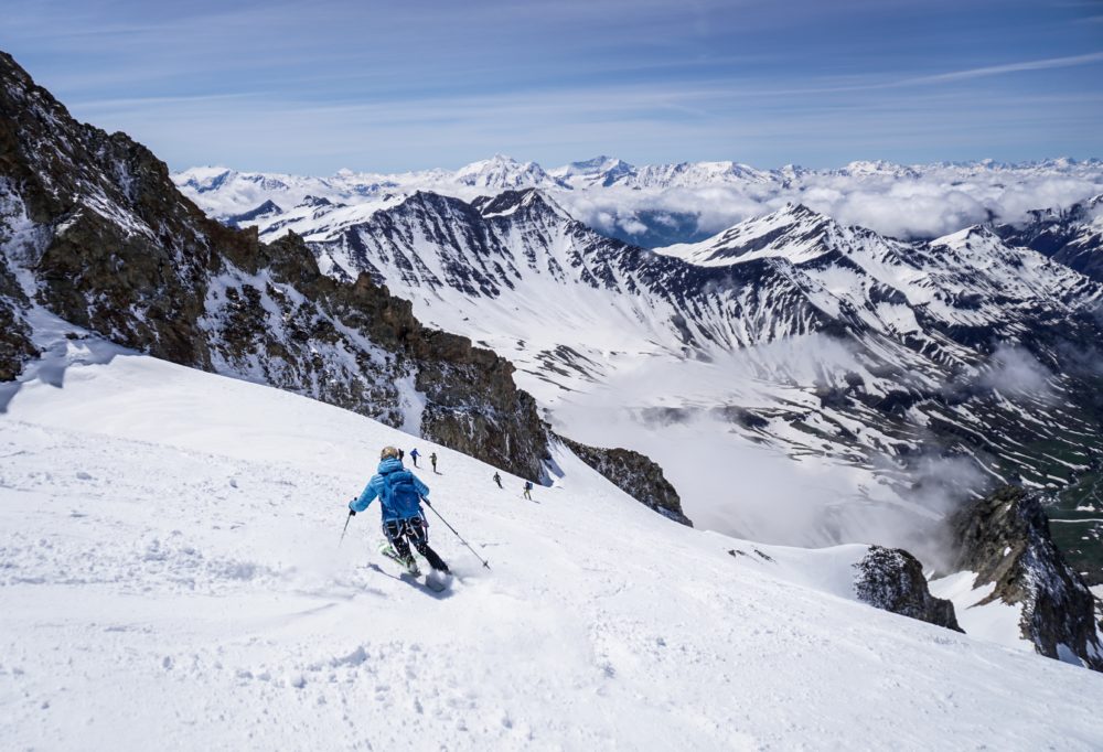 aiguille des glacier dôme des glaciers ski de randonnée ski alpinisme beaufortain tarentaise mont blanc