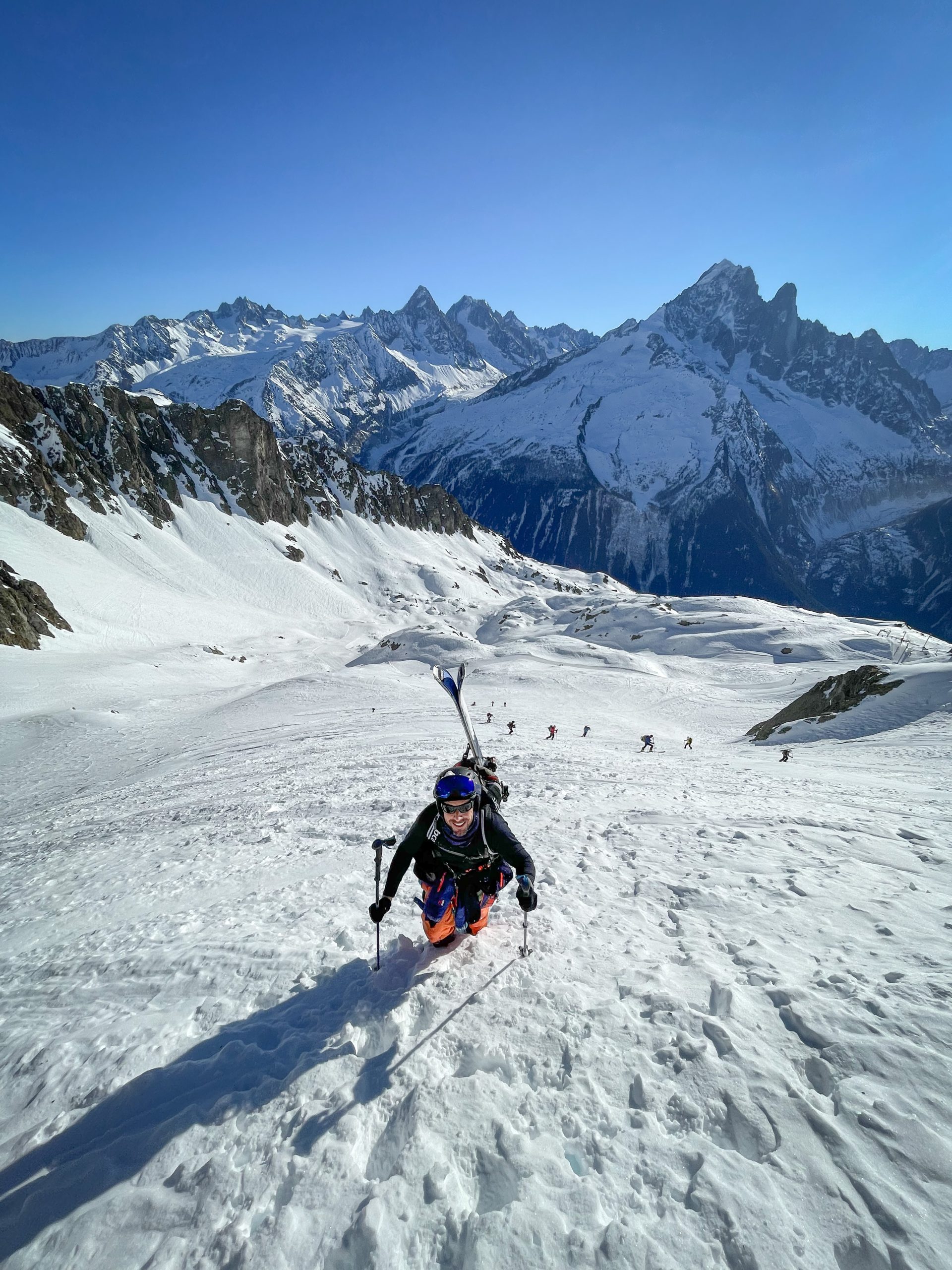 Aiguille Rouge Mont Blanc ski de randonnée Crochue Bérard alpinisme Chamonix