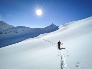 Beaufortain ski randonnée splitboard Arêches pointe du Dard poudreuse