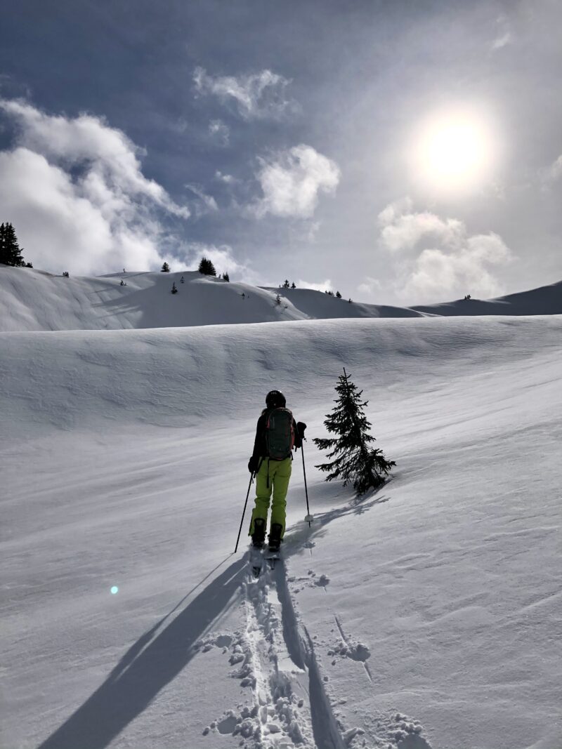 Ski de randonnée legette du Mirantin Plan Villard Beaufortain Arêches Beaufort