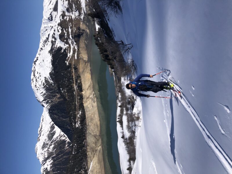 Pointe d'Arpire Beaufortain ski pente raide ski de rando ski de randonnée Arêches Beaufort Roselend ouverture steep ski skiing