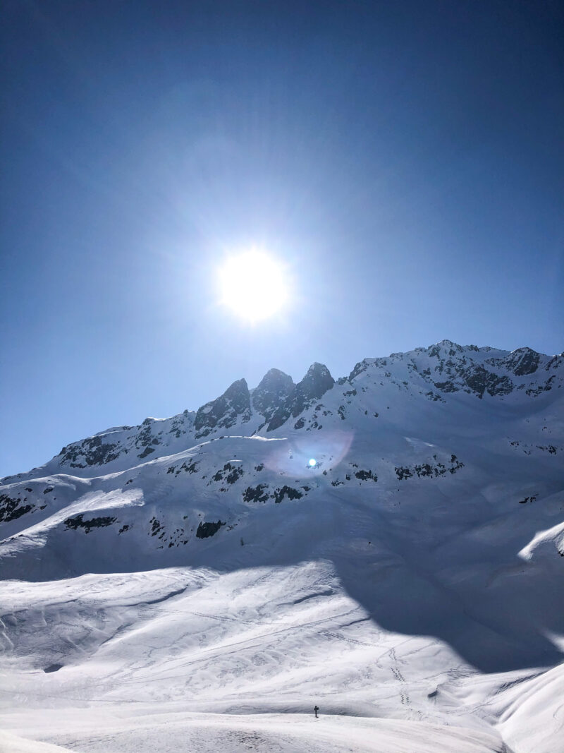 Beaufortain ski de rando ski de randonnée pente raide Grand Mont Comborsier