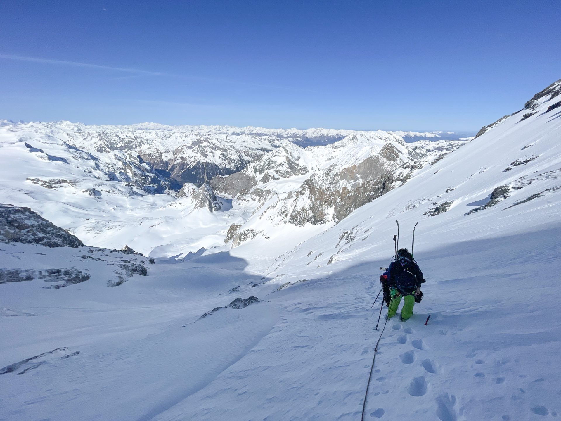 ski randonnée alpinisme Vanoise Grande Casse Grands Couloirs refuge col de la Vanoise Pralognan Alpes