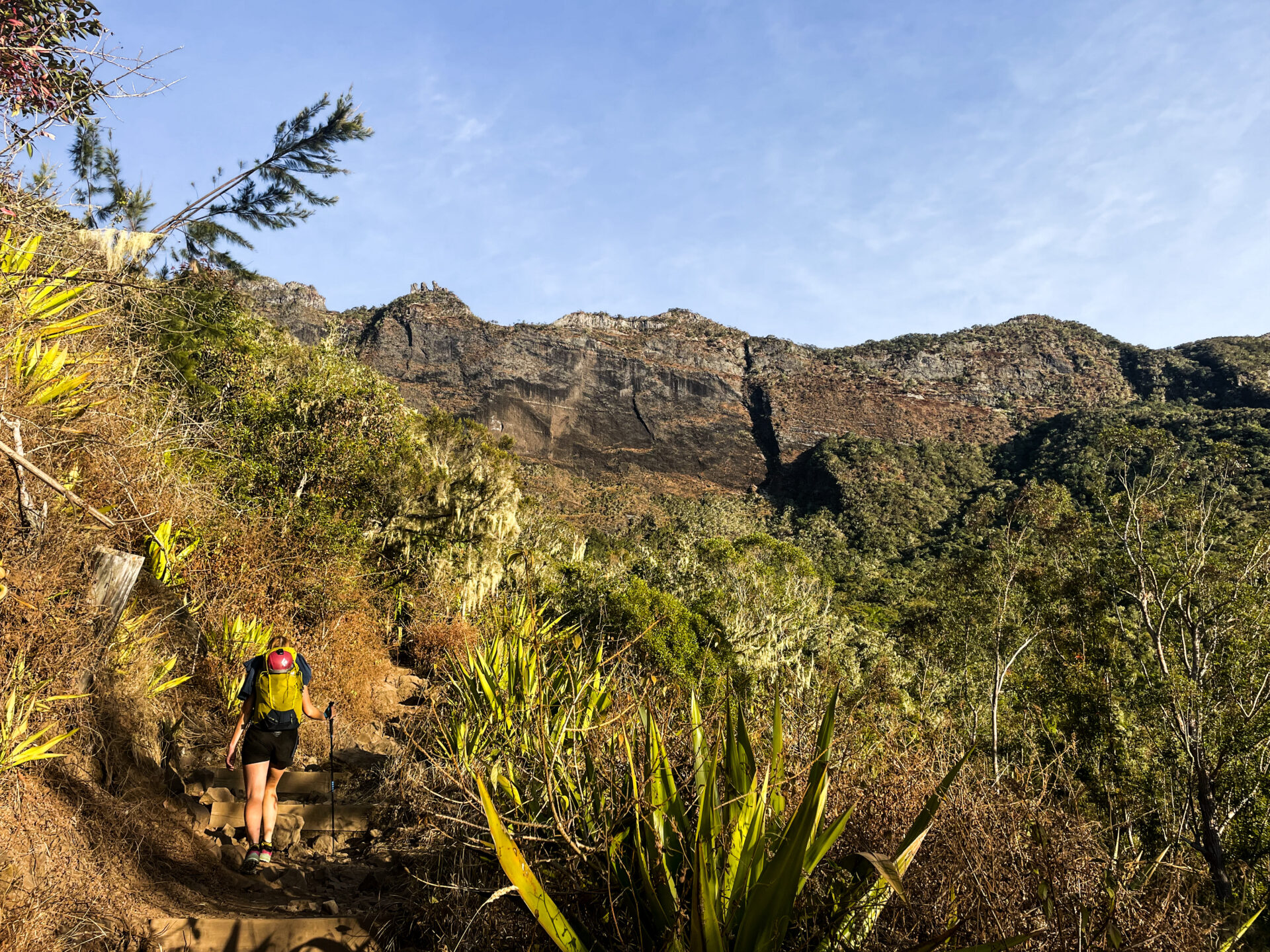 Traversée des 3 Salazes Cilaos Réunion escalade alpinisme climb climbing Mafate