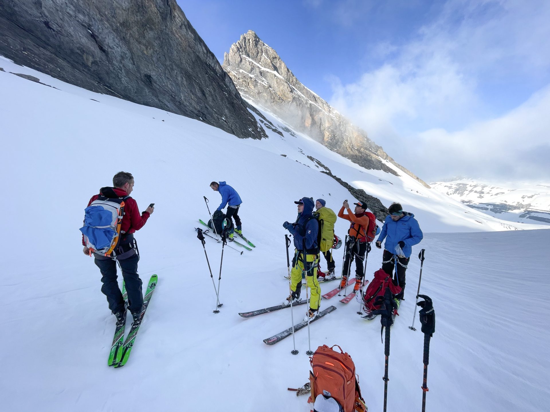 Raid à ski Wildstrubel ski de randonnée Oberland Alpes Suisse Laukerbad Adelboden