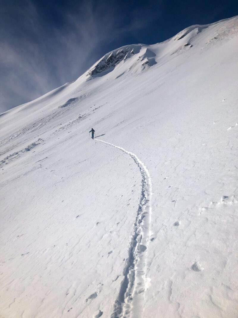 Ski de randonnée legette du Mirantin Plan Villard Beaufortain Arêches Beaufort