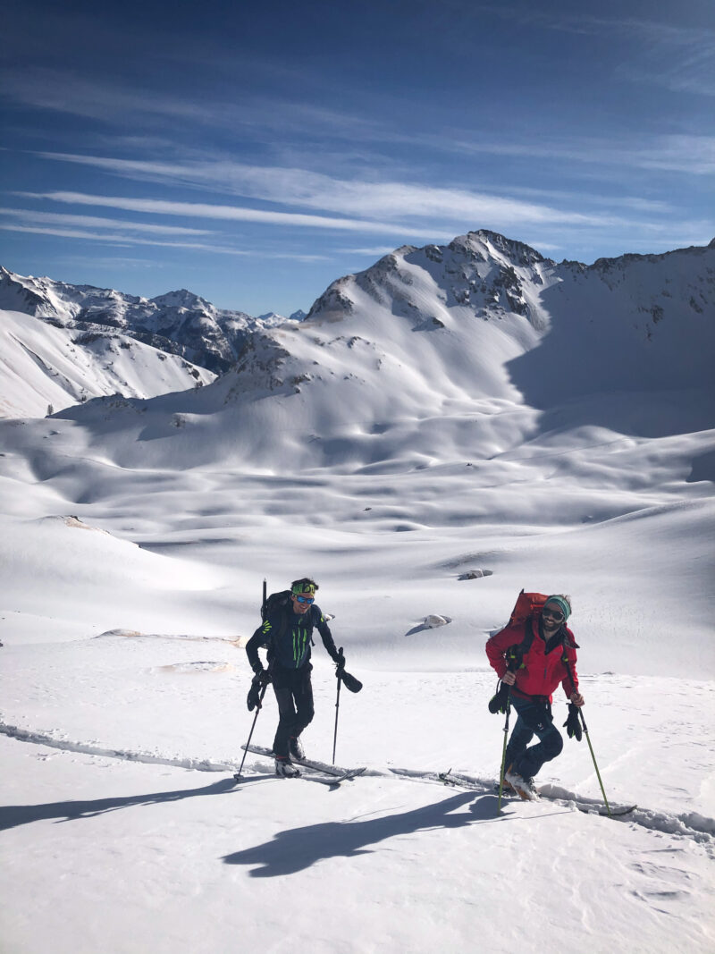 Queyras ski de randonnée Pic du Cros col du Lauzon Arvieux ski de rando