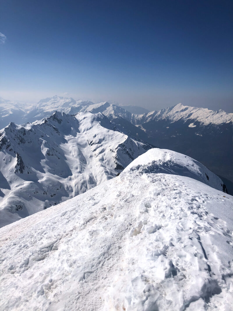 Beaufortain ski de rando ski de randonnée pente raide Grand Mont Comborsier