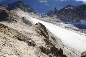 Aiguille Orny voie moquette escalade Mont Blanc alpinisme